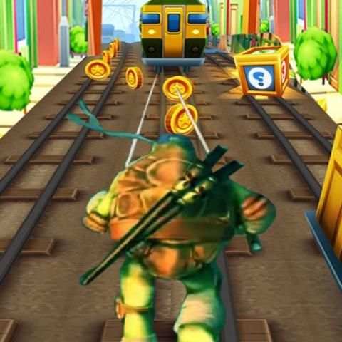 Turtles Subway Ninja Jump 1 تصوير الشاشة