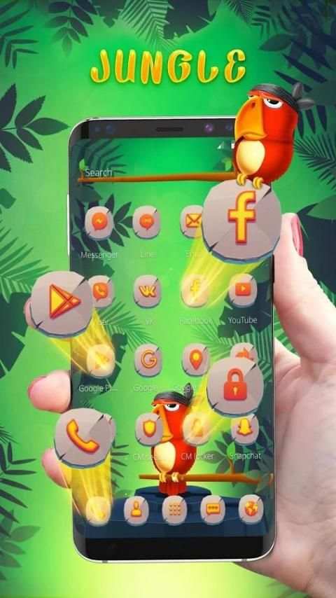 Jungle Launcher Theme скриншот 2