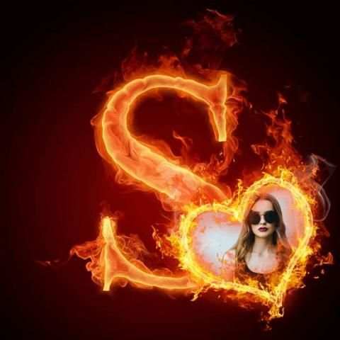 3D Fire Text Photo Frames скриншот 5