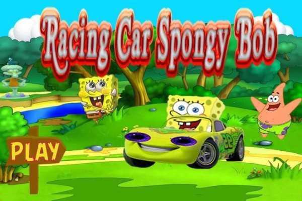 Racing Car SpongyBob screenshot 1