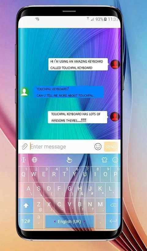 Samsung j5 Gentle Keyboard Theme screenshot 4