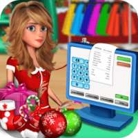 Toko Mainan Natal Santa Cashier logo