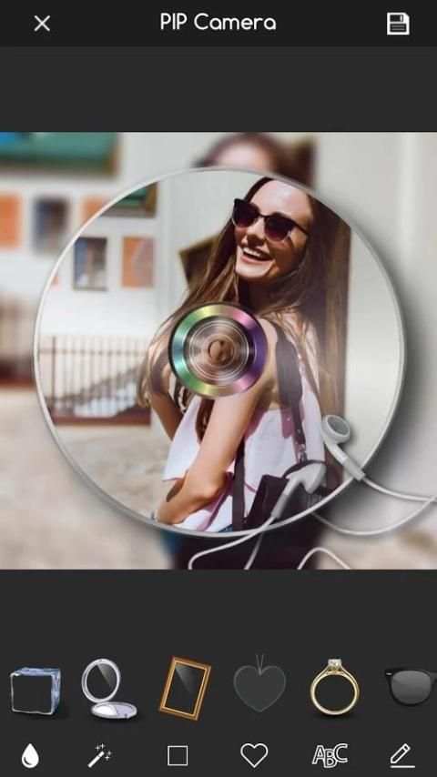 PIP Magic Camera: Selfie editor with frame collage скриншот 4