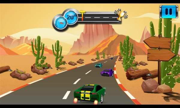 Fast Racing 4 seasons screenshot 1