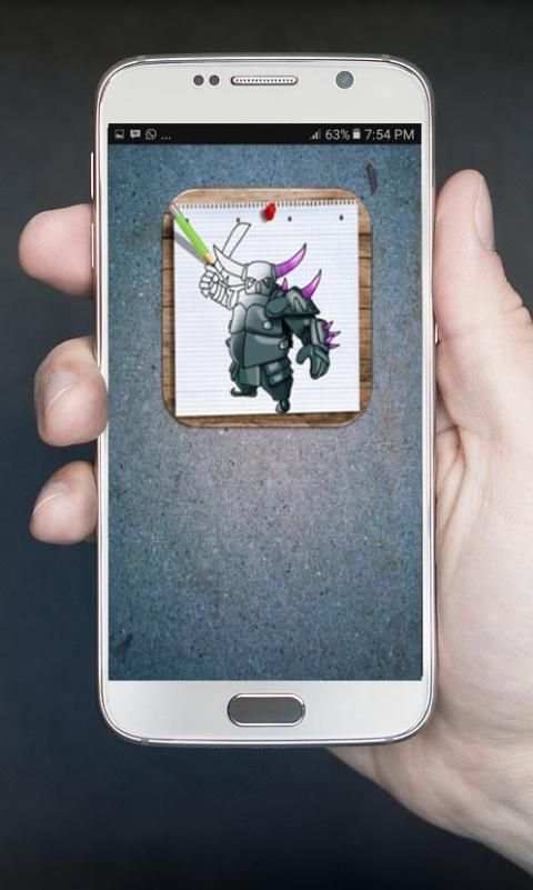 How to Draw and Colour Clash Of Clans скриншот 9