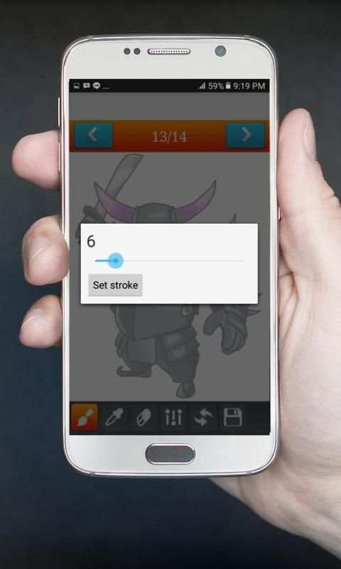 How to Draw and Colour Clash Of Clans скриншот 1