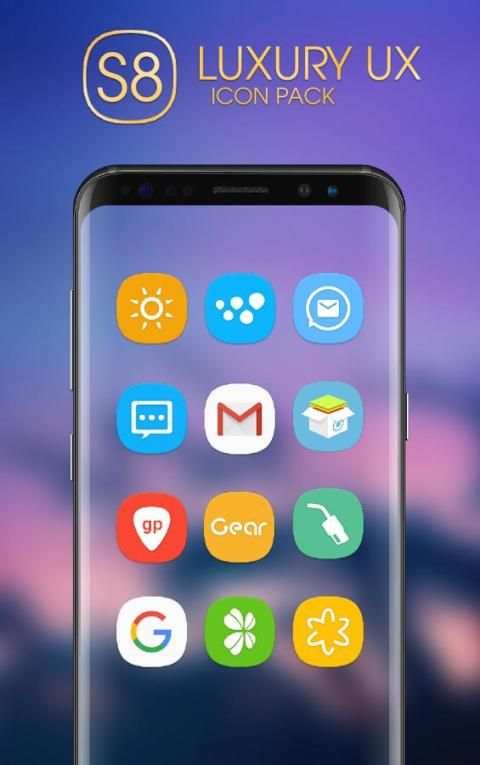 Luxury S8 Icon Pack screenshot 1