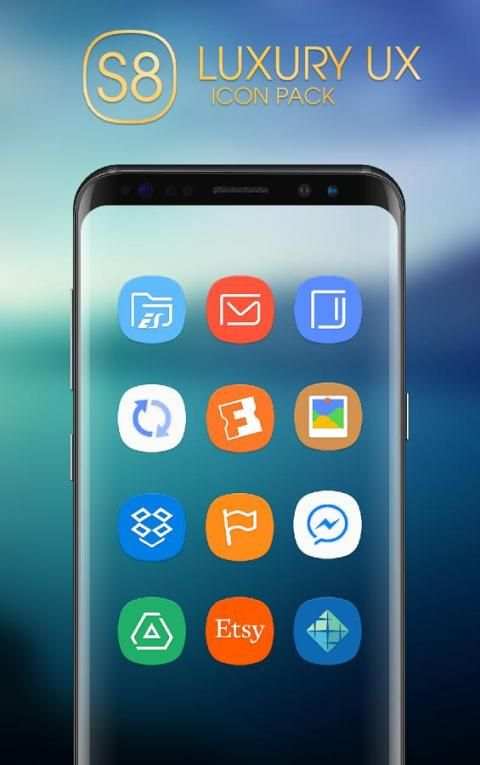 Luxury S8 Icon Pack screenshot 2