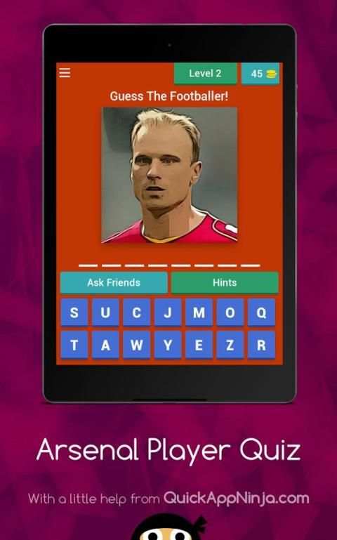 Arsenal Player Quiz screenshot 1