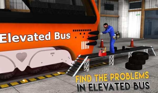 Real Bus Mechanic Workshop 3D скриншот 2