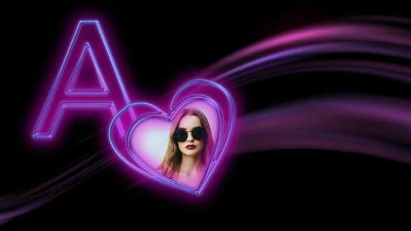 Neon Text Photo Frame screenshot 5
