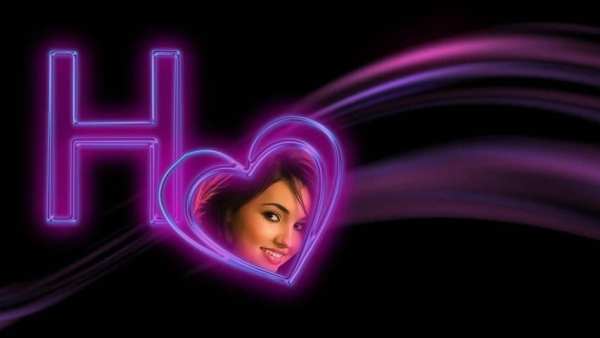 Neon Text Photo Frame screenshot 4