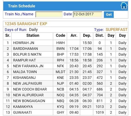 Rail info - Complete Railway information स्क्रीनशॉट 2