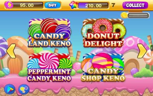 Free Keno Games - Candy Bonus 10 تصوير الشاشة