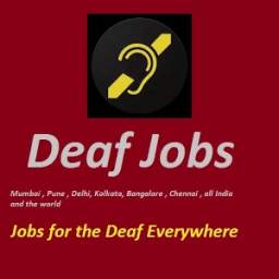 Deaf Jobs India + World