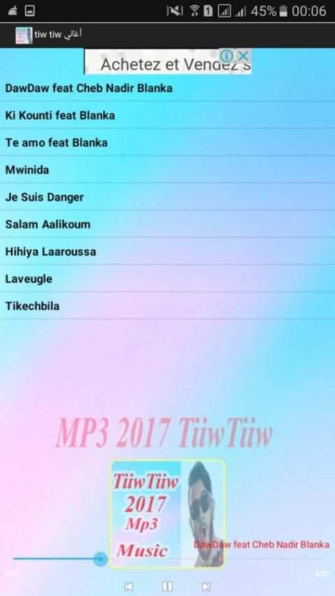 اغاني tiiw tiw جديد 2017 screenshot 2