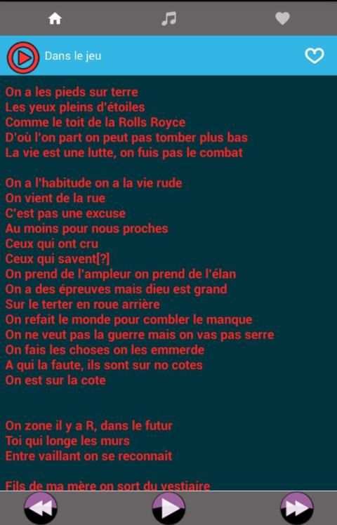 Musique de Alonzo Paroles Nouveau screenshot 2