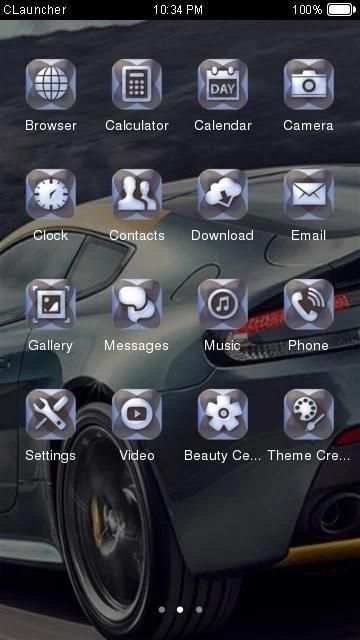 Fast Car Theme C Launcher screenshot 2