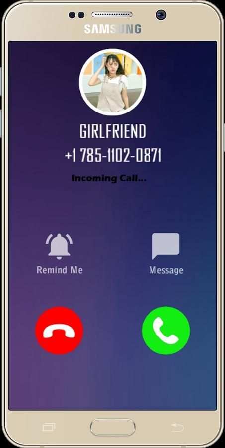 Phoney girlfriend call with girls voice screenshot 3