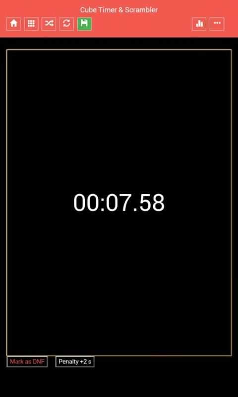 Cube Timer & Scrambler LITE 1 تصوير الشاشة