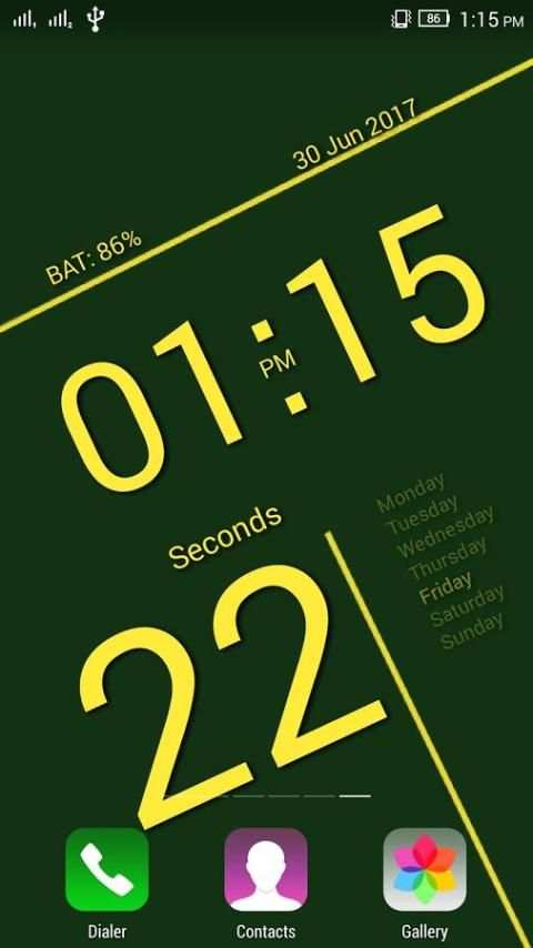 Digital Clock Display 2 تصوير الشاشة