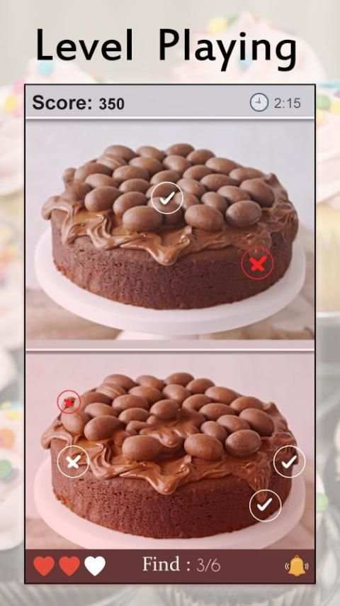 Find the Differences Desserts - 300 level screenshot 3