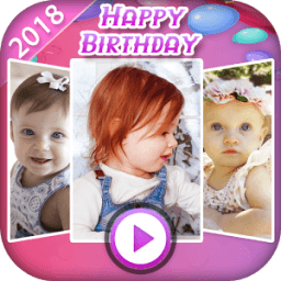 Birthday Photo Video Show 2018 иконка