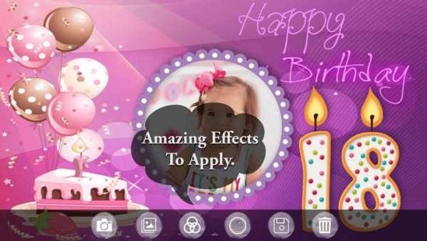 Birthday Date Photo Frame Editor : Birthday Number screenshot 3