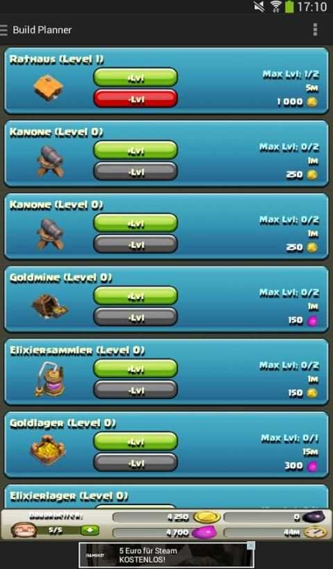 Clash Build Planner 1 تصوير الشاشة