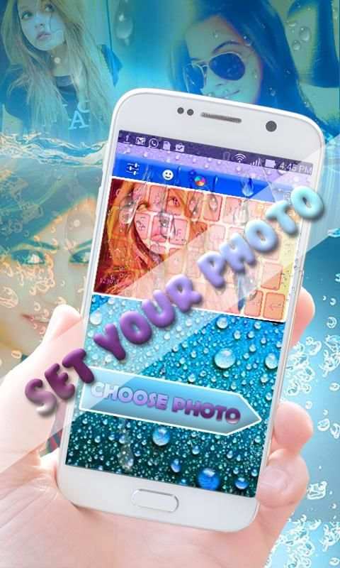 Raindrop Keyboard Pro,Themes, Photokeybord, Emoji скриншот 3
