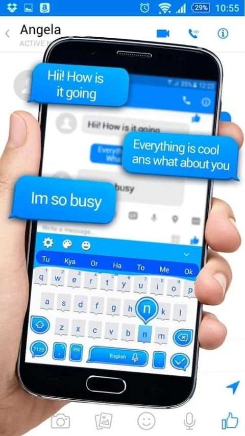 Keyboard Theme for Messanger скриншот 3