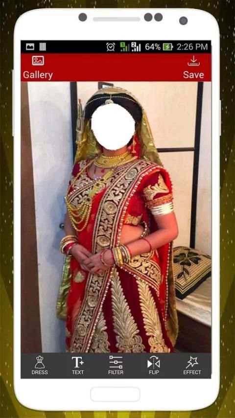 Dulhan Face Changer स्क्रीनशॉट 2