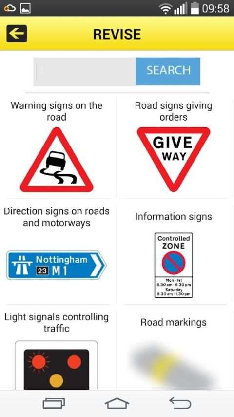 Road Traffic Signs UK скриншот 7
