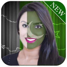Pakistan Face Flag-Paint your Face