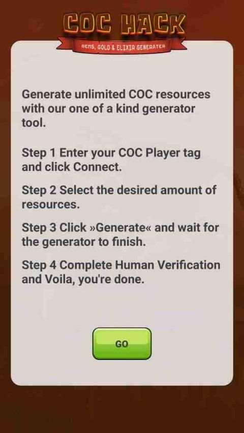 Hack for Clash OF Clans Unlimited free gems screenshot 4