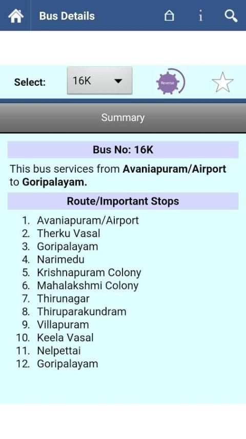 Madurai Bus Info 3 تصوير الشاشة