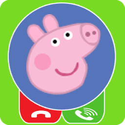 Pepa Call Pig George Fake - детский телефон иконка