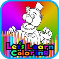 Coloring For Fnaf game Location