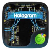 Hologram GO Keyboard Theme