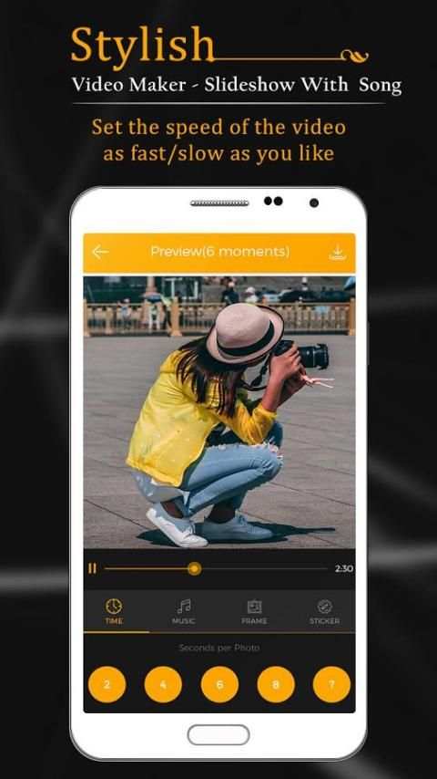 Stylish Video Maker - SlideShow With Song скриншот 2