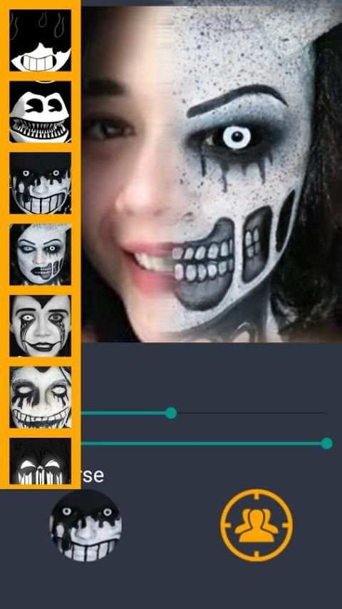 Bendy Ink Makeup FaceMix screenshot 3