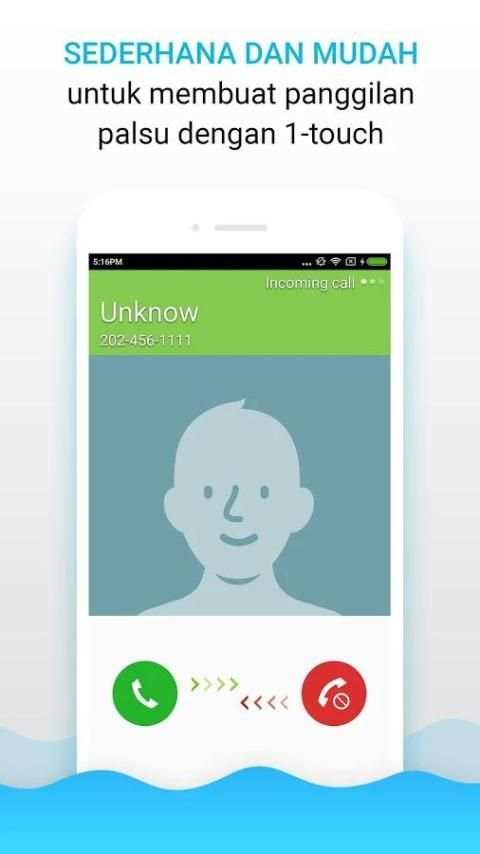 Panggilan Dan SMS Pesan Palsu - Panggilan Palsu screenshot 4