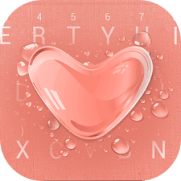 Rose Gold Heart Theme&amp;Emoji Keyboard иконка