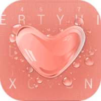 Rose Gold Heart Theme&Emoji Keyboard on 9Apps