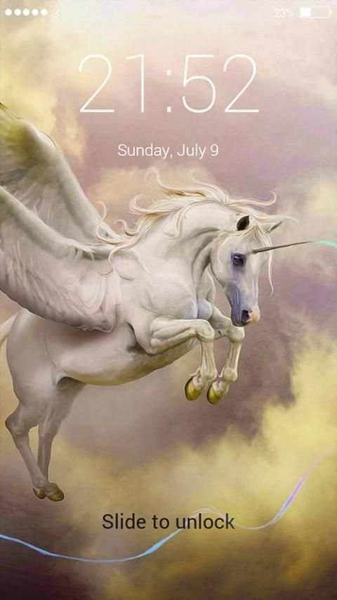 Unicorn Live Lock Screen screenshot 5