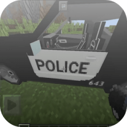 ikon Addon Police Patrol Car for MCPE