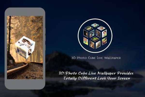 3D Photo Cube Live Wallpaper screenshot 7
