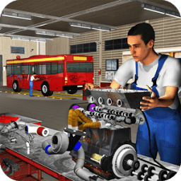 Bus Mechanic Garage - Engine Overhaul Repair Shop icon