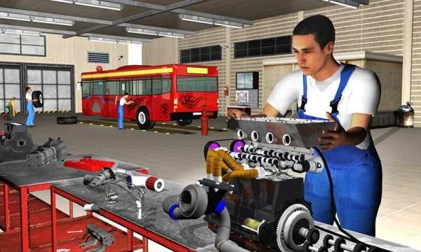 Bus Mechanic Garage - Engine Overhaul Repair Shop screenshot 18