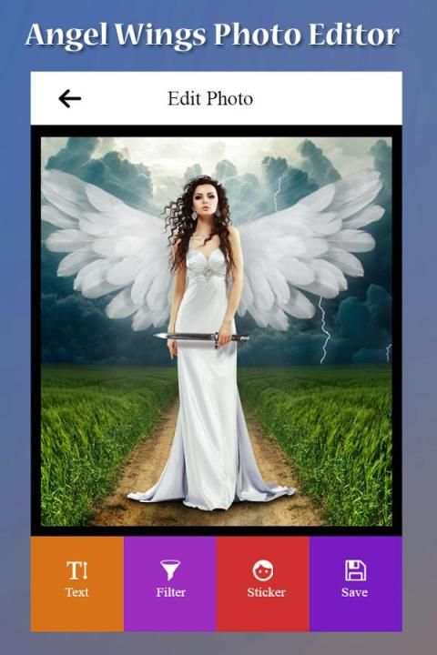 Angel Wings Photo Editor 4 تصوير الشاشة